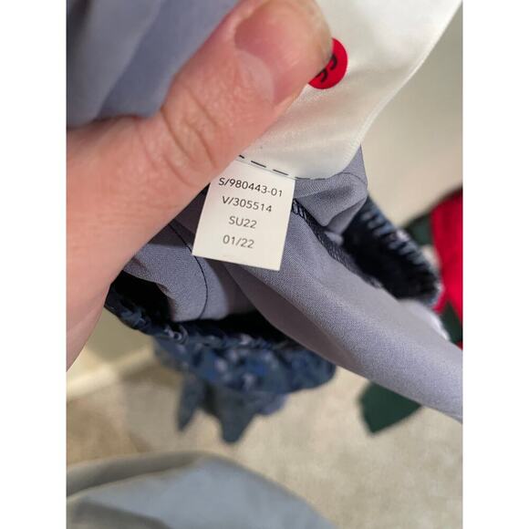 Athleta Avenue Printed Wide Leg Cropped Pants Size 0 Tall - Picture 12 of 12